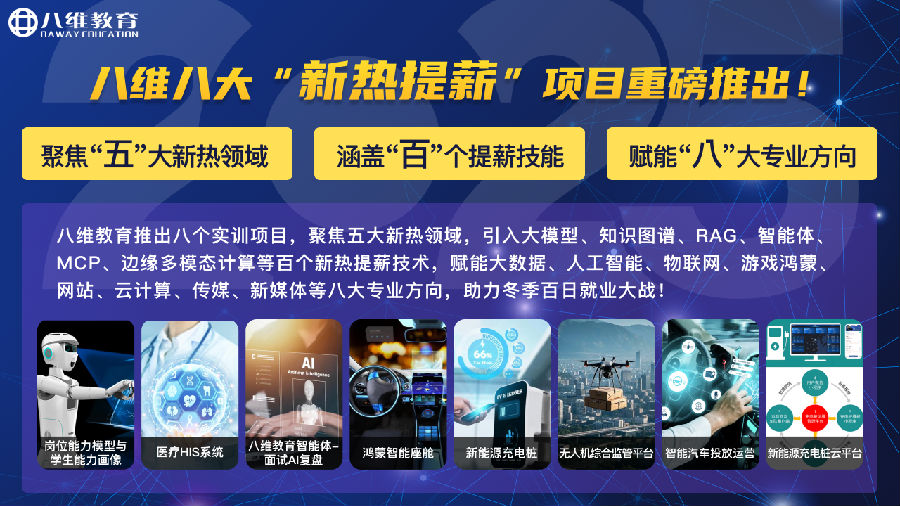 八维职业学校职业教育领航者搭建智能体数字化人才技能桥梁