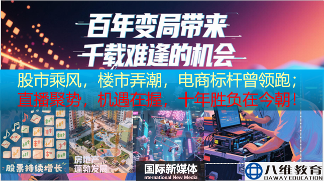 八维职业学校国际新媒体近期就业喜报来袭