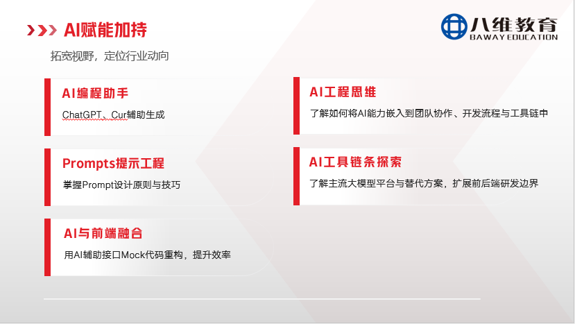 八维教育布局AI智能人才技能培养密码打通名企就业快车通道